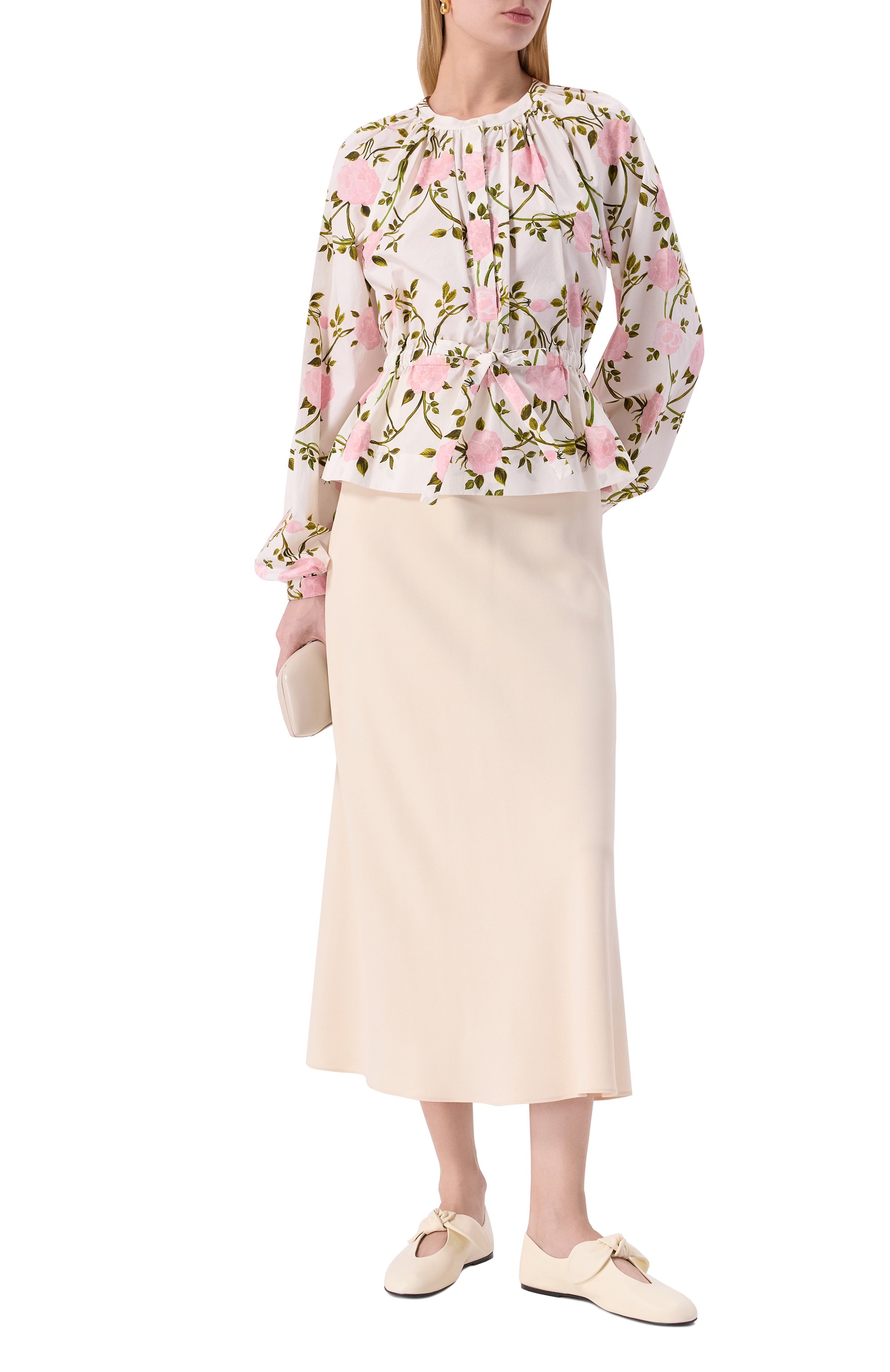 Хлопковая блузка GIAMBATTISTA VALLI, арт. 25SSPVCA1263-31PRI, фото 2