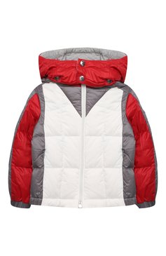 Детского пуховая куртка MONCLER красного цвета, арт. G1-951-1A549-20-53048 | Фото 1 (Материал внешний: Синтетический материал; Кросс-КТ НВ: Куртки; Региональные ограничения белый список (Axapta Mercury): RU; Материал утеплителя: Пух и перо; Материал подклада: Хлопок; Ростовка одежда: 9 мес | 74 см)