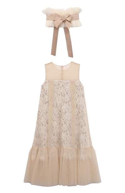 Платье с декоративным воротником DESIGNERS CAT, арт. 100000K01000741/4A-8A, фото 1