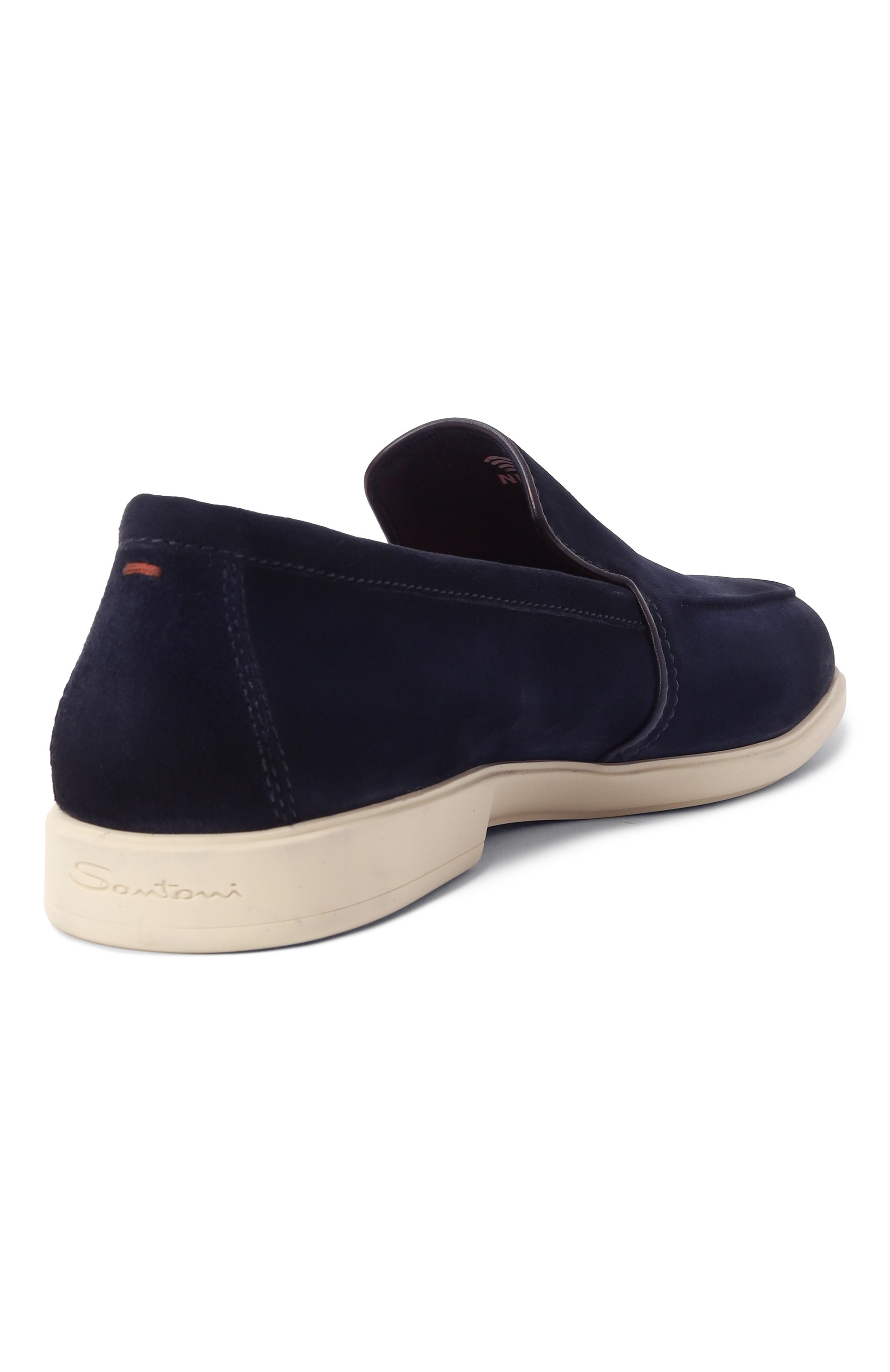 Замшевые лоферы malibu SANTONI, арт. MGAG18829TICSEAA, фото 5