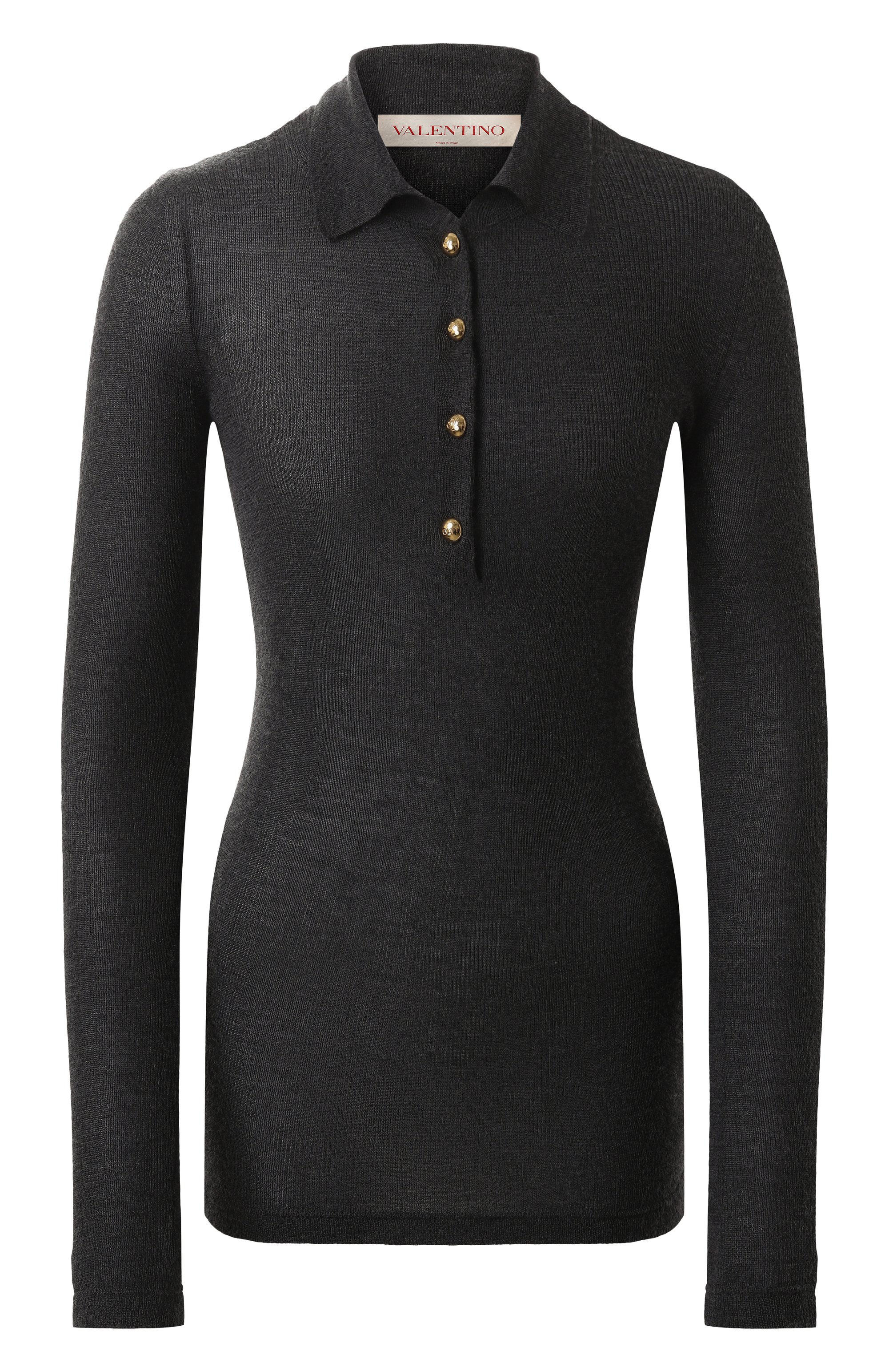 Поло из кашемира и шелка VALENTINO, арт. 5B3KC58N8QK, фото 1