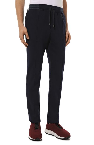 Брюки из хлопка и кашемира CAPOBIANCO, арт. 17M706.LB00., фото 3