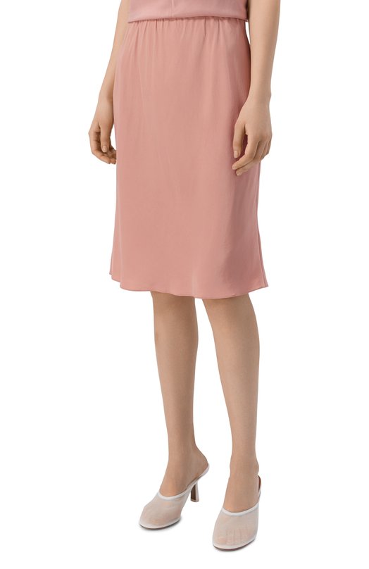 Шелковая юбка 12 STOREEZ 136982 Розовый  136982 Фото 3