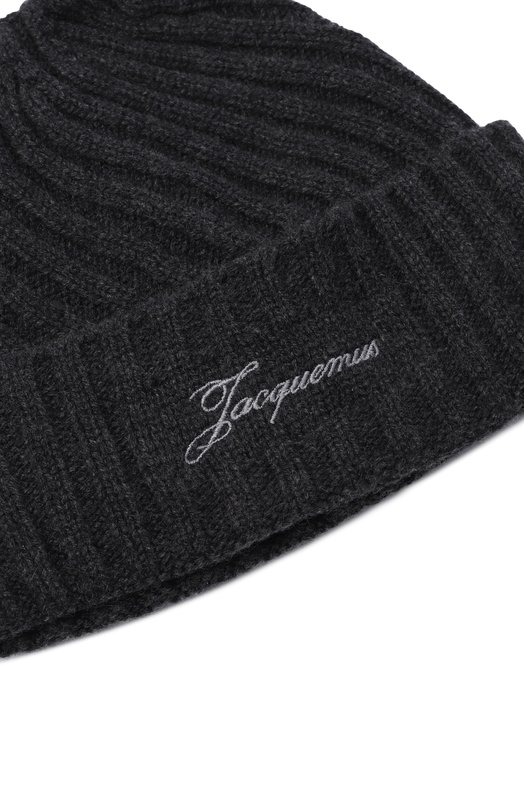 Шапка из кашемира и шерсти Jacquemus 25HACU00767/AK00287 Серый  25HACU00767/AK00287 Фото 3