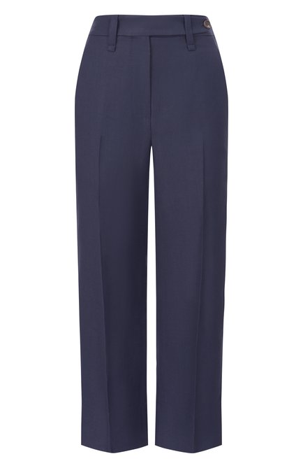 Женские брюки из вискозы и льна BRUNELLO CUCINELLI, арт. MH126P9184