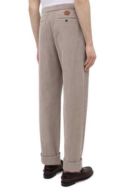 Вельветовые брюки GUCCI бежевого цвета по цене 107000 руб., арт. 644132/Z8AM8, фото 4 Вельветовые брюки GUCCI, арт. 644132/Z8AM8, фото 4
