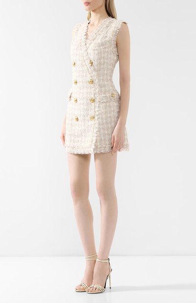 Буклированное платье BALMAIN, арт. RF16236/C109, фото 3