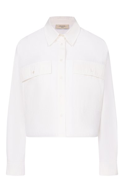 Женская хлопковая рубашка WEEKEND MAX MARA, арт. WKDBRUN0