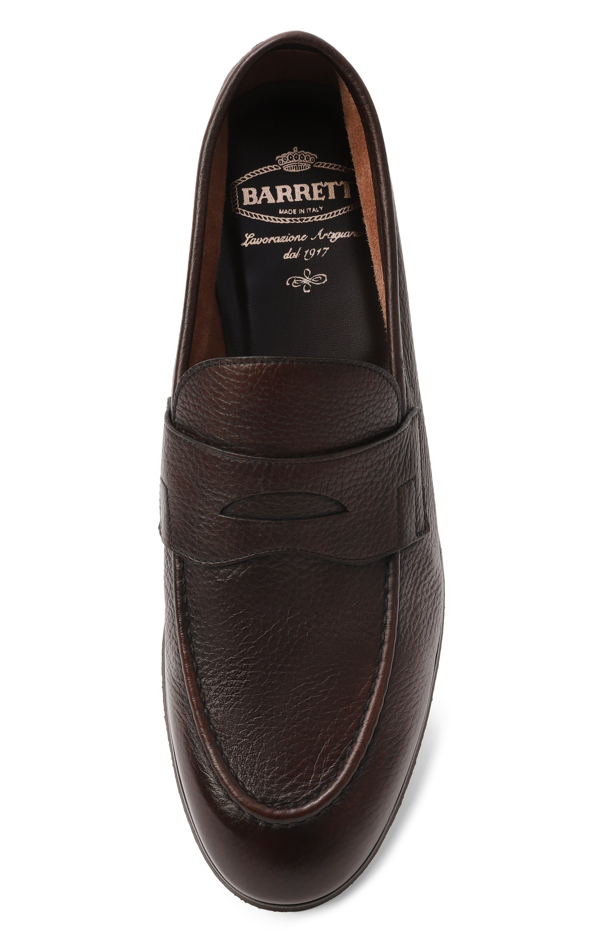 Кожаные пенни-лоферы BARRETT, арт. 221U021.47/CERV0 ASP0RT, фото 6
