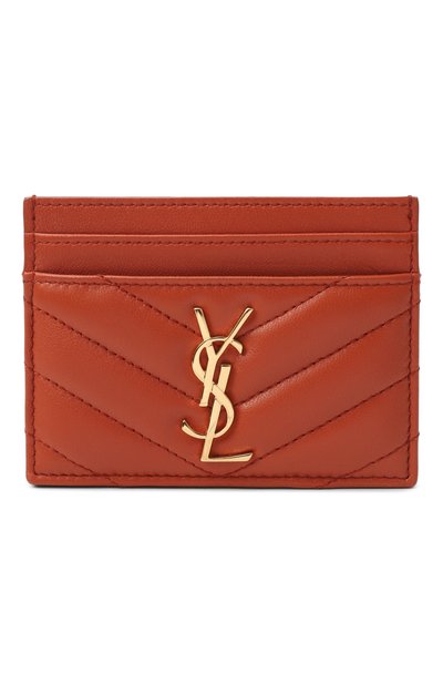 Женский кожаный футляр для кредитных карт SAINT LAURENT, арт. 423291/AAA44