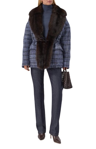 Куртка из кашемира и шелка с подкладкой из норки и воротником из соболя MVST, арт. M25.1MW.0001N/13441, фото 2