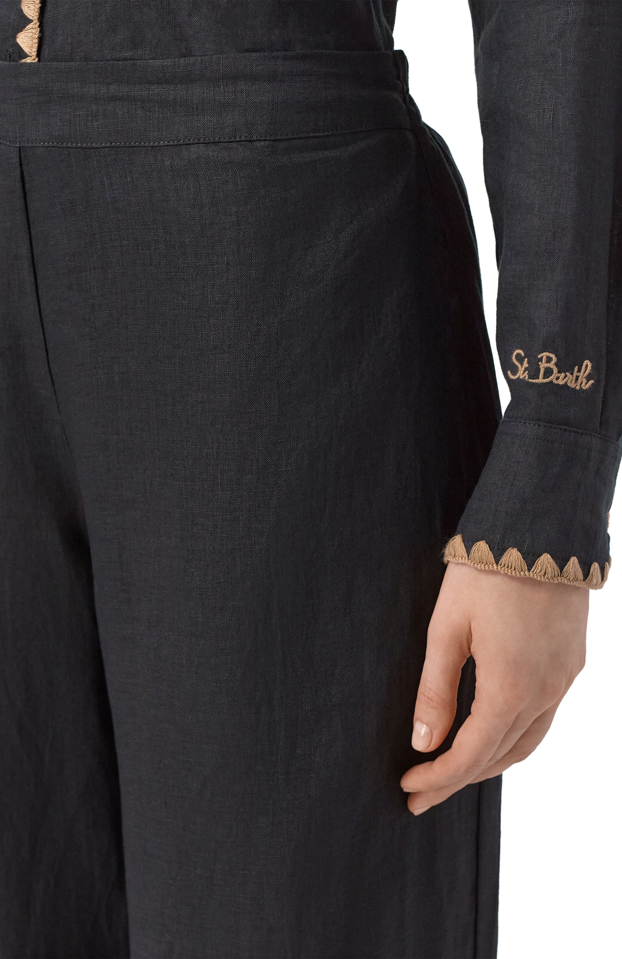 Льняные брюки MC2 SAINT BARTH, арт. STBW TARYN/06868H, фото 5