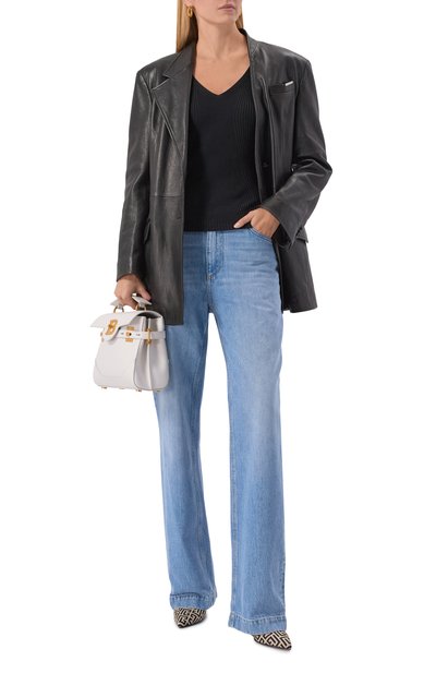 Текстильные ботильоны skye BALMAIN, арт. FN0TA680/TMGK, фото 3