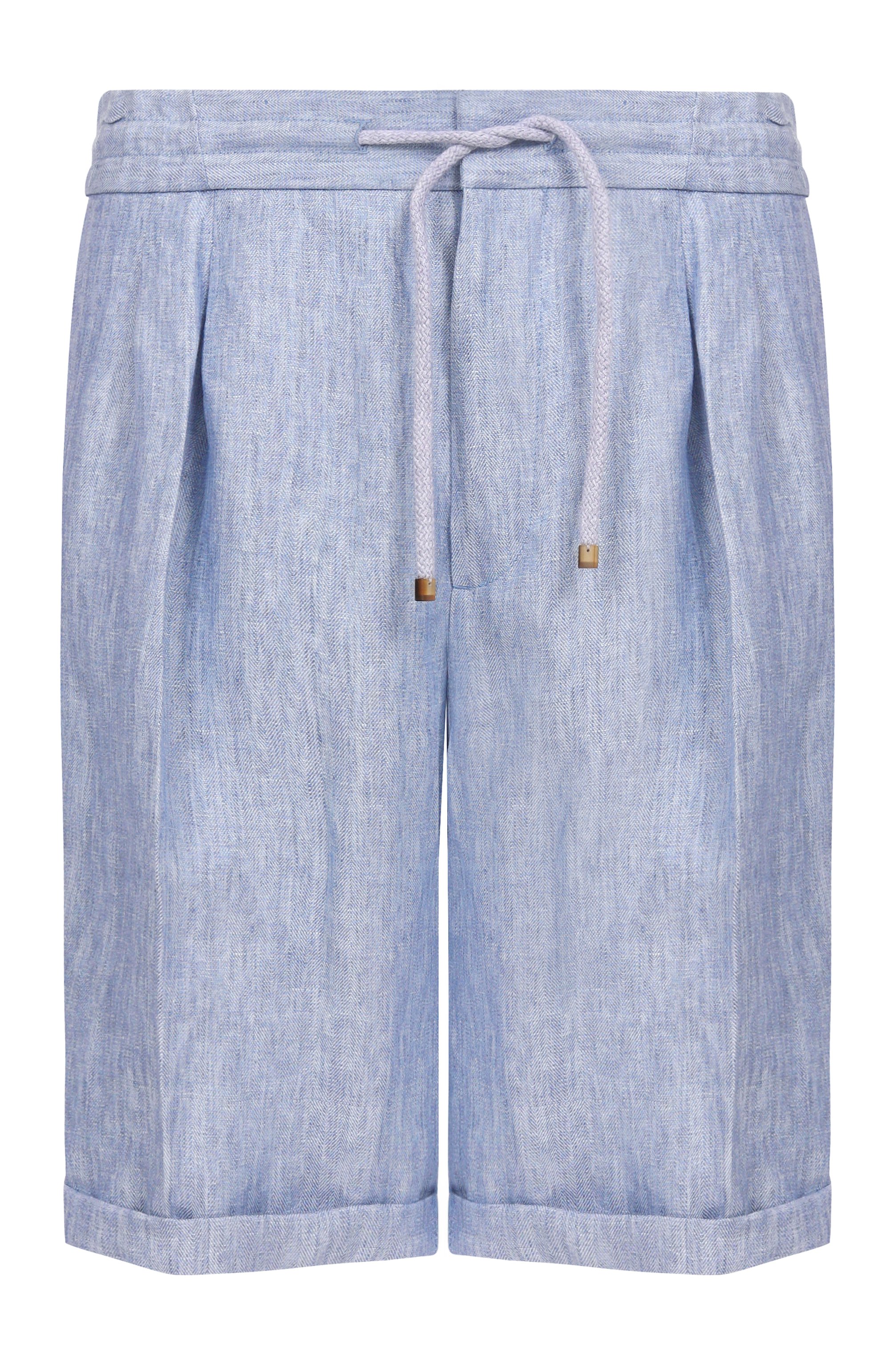 Льняные шорты BRUNELLO CUCINELLI, арт. MH251U0020, фото 1