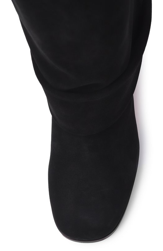 Замшевые сапоги Santoni WSNG71934HI2NIES Чёрный  WSNG71934HI2NIES Фото 6