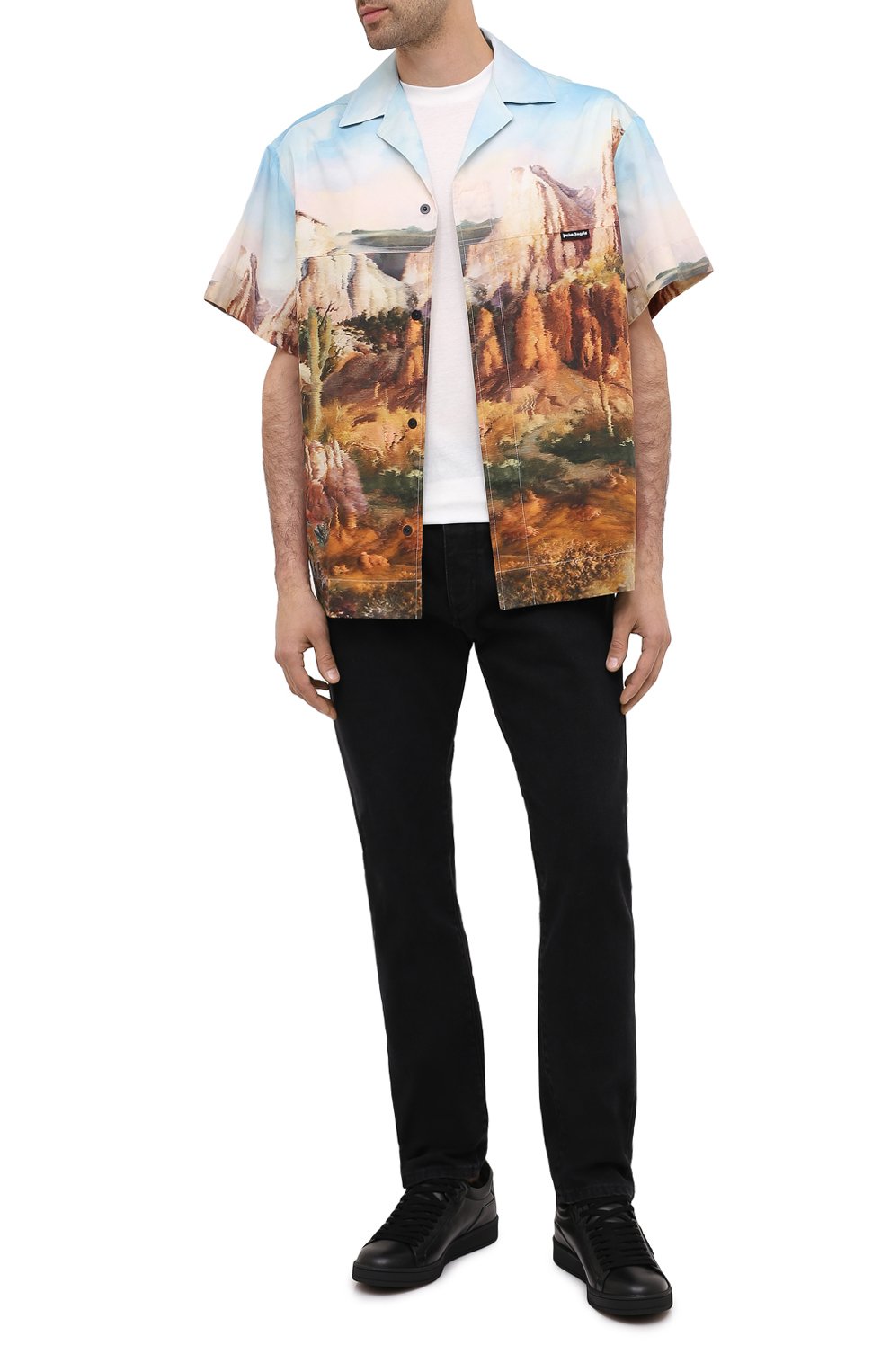 Кожаные кеды KENZO черного цвета по цене 39050 руб., арт. FA65SN125L50, фото 2 Кожаные кеды KENZO, арт. FA65SN125L50, фото 2