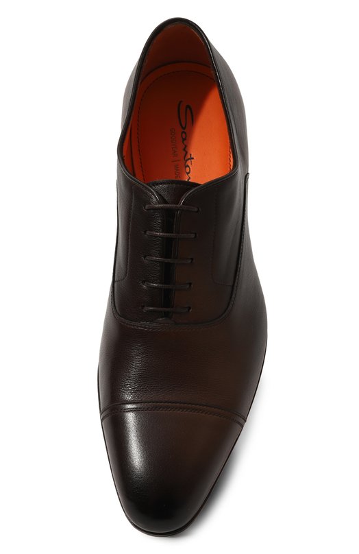 фото Кожаные оксфорды santoni