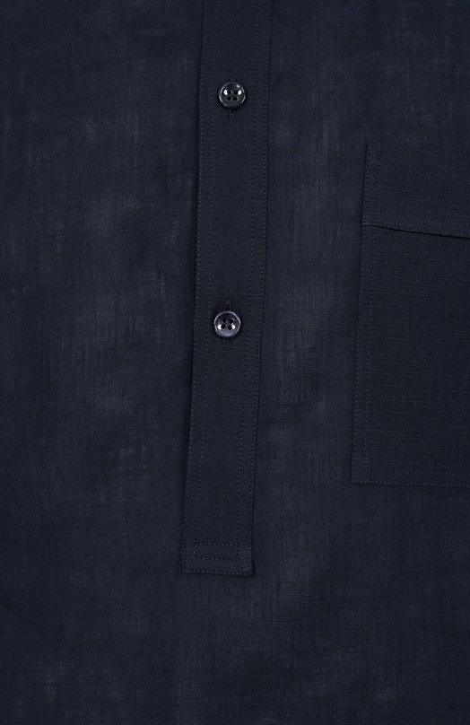 Льняная рубашка Giorgio Armani GM001396/TE11049 Синий  GM001396/TE11049 Фото 6
