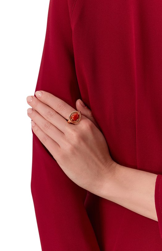 Кольцо AI с cердоликом Moonka AI-925RG-RG00-SRD Красный  AI-925RG-RG00-SRD Фото 2