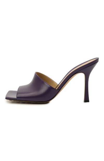 Кожаные мюли the stretch BOTTEGA VENETA фиолетового цвета по цене 79150 руб., арт. 610538/VBSF0, фото 4 Кожаные мюли the stretch BOTTEGA VENETA, арт. 610538/VBSF0, фото 4