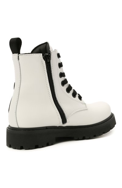 Кожаные ботинки MOSCHINO, арт. 68926/BRUN0/28-35, фото 3