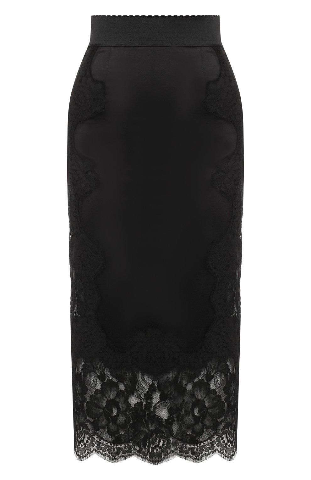 Юбка-карандаш с кружевной отделкой DOLCE & GABBANA, арт. F4BHCT/FURAG, фото 1