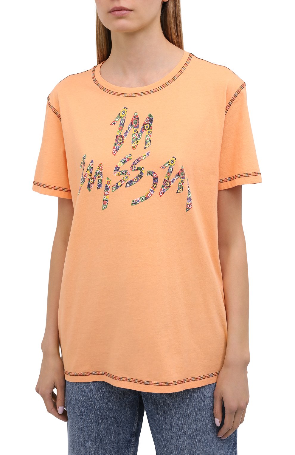 Хлопковая футболка M MISSONI, арт. 2DL00097/2J005T, фото 3