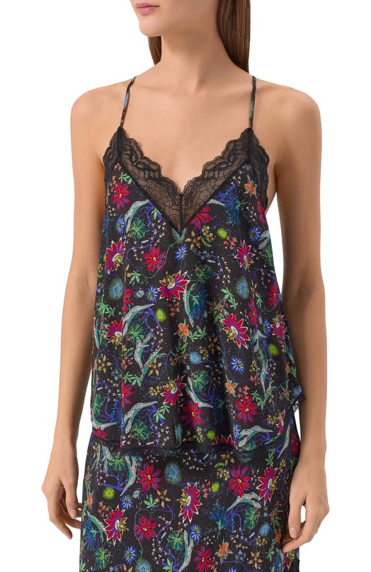 Топ из вискозы Zadig and Voltaire WWCR01317 Чёрный  WWCR01317 Фото 3