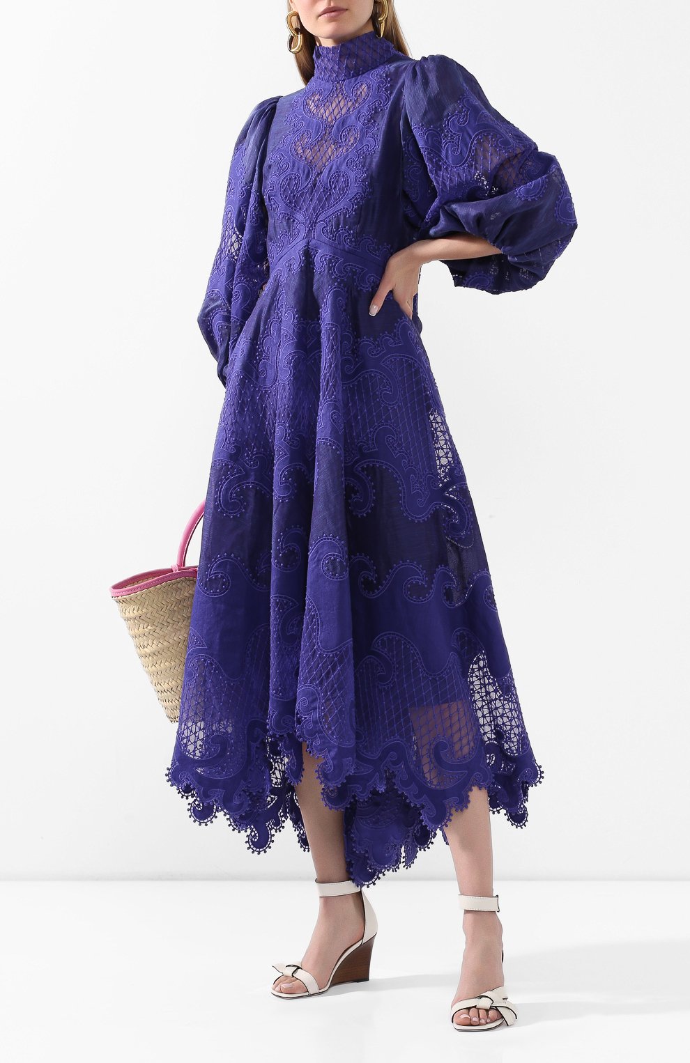 Льняное платье ZIMMERMANN, арт. 7794DBRI, фото 2