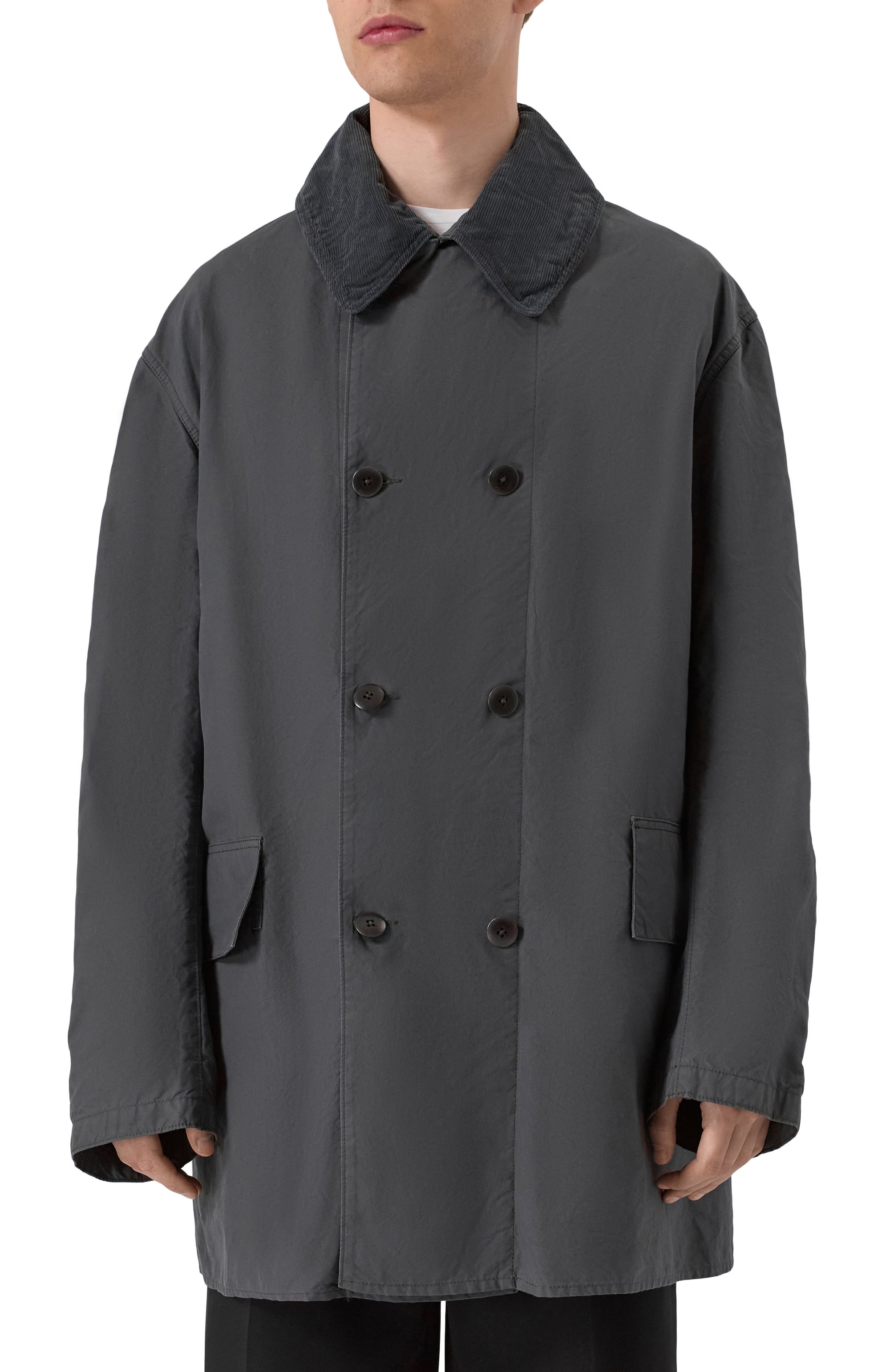 Хлопковая куртка MAISON MARGIELA темно-серого цвета по цене 323000 руб., арт. S50AM0633/M35282, фото 3 Хлопковая куртка MAISON MARGIELA, арт. S50AM0633/M35282, фото 3