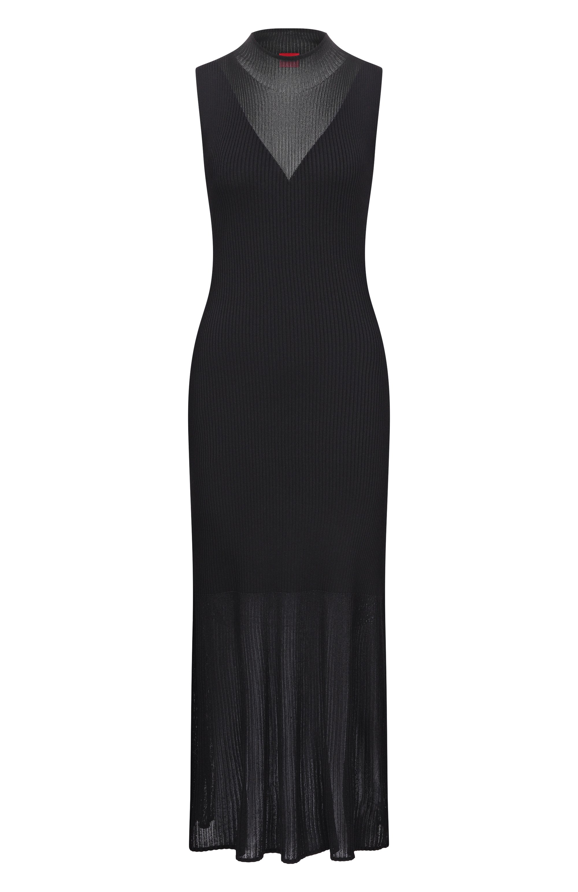 Платье из вискозы HUGO черного цвета по цене 28200 руб., арт. 50557767, фото 1 Платье из вискозы HUGO, арт. 50557767, фото 1