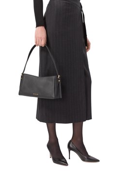 Женская сумка moore medium MICHAEL MICHAEL KORS черного цвета, арт. 32R5G90C6L | Фото 2 (Материал: Натуральная кожа; Размер: medium)