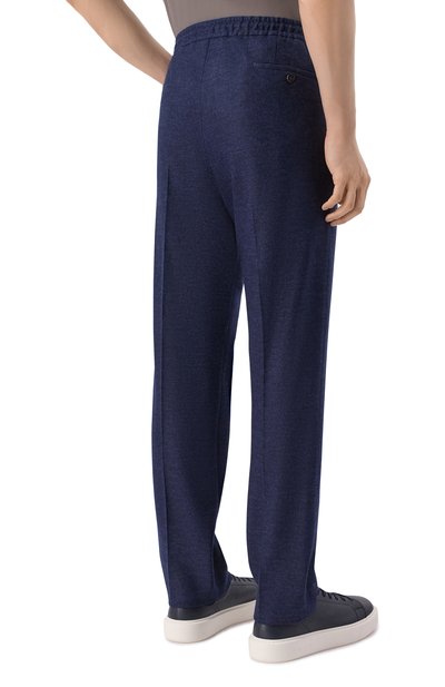 Шерстяные брюки CORNELIANI темно-синего цвета по цене 78500 руб., арт. 284L19/2A17800, фото 4 Шерстяные брюки CORNELIANI, арт. 284L19/2A17800, фото 4