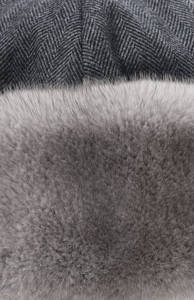 Шапка-ушанка из меха норки FURLAND, арт. 0130910010036600057, фото 3