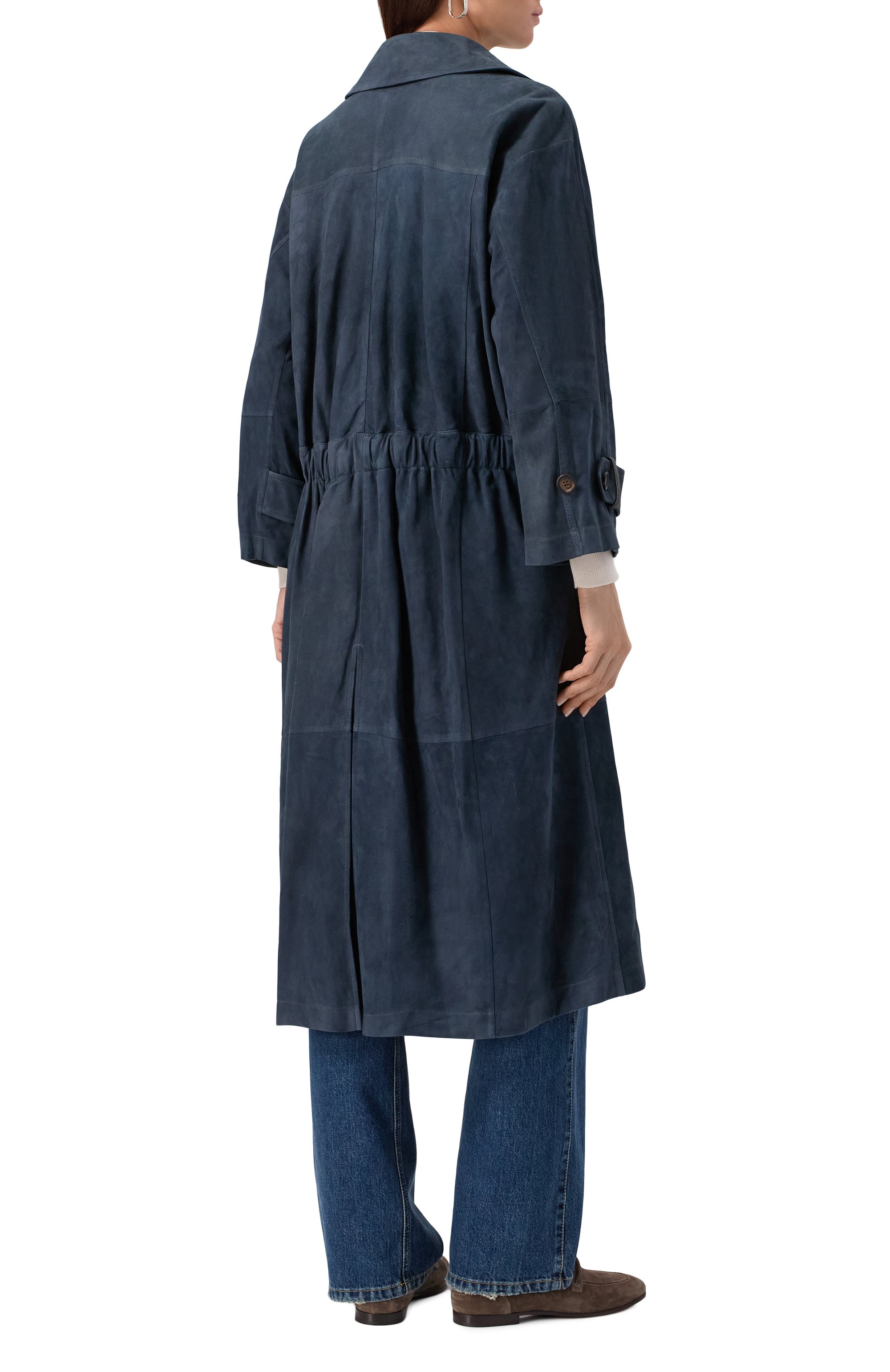 Замшевый плащ BRUNELLO CUCINELLI, арт. MPCAI9846P, фото 4