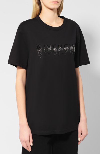 Хлопковая футболка GIVENCHY, арт. BW70753Z31, фото 3