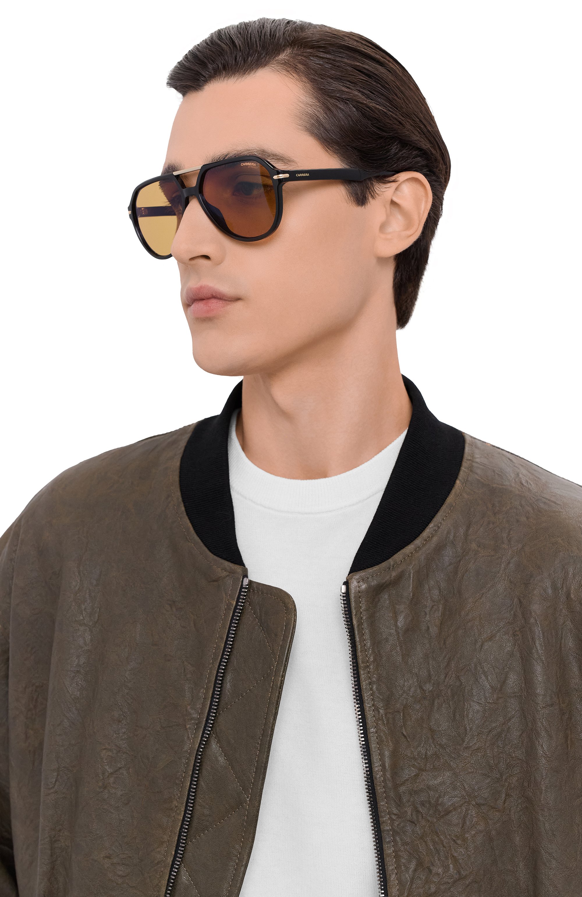 Солнцезащитные очки CARRERA желтого цвета по цене 19600 руб., арт. CARRERA 315 71C, фото 2 Солнцезащитные очки CARRERA, арт. CARRERA 315 71C, фото 2
