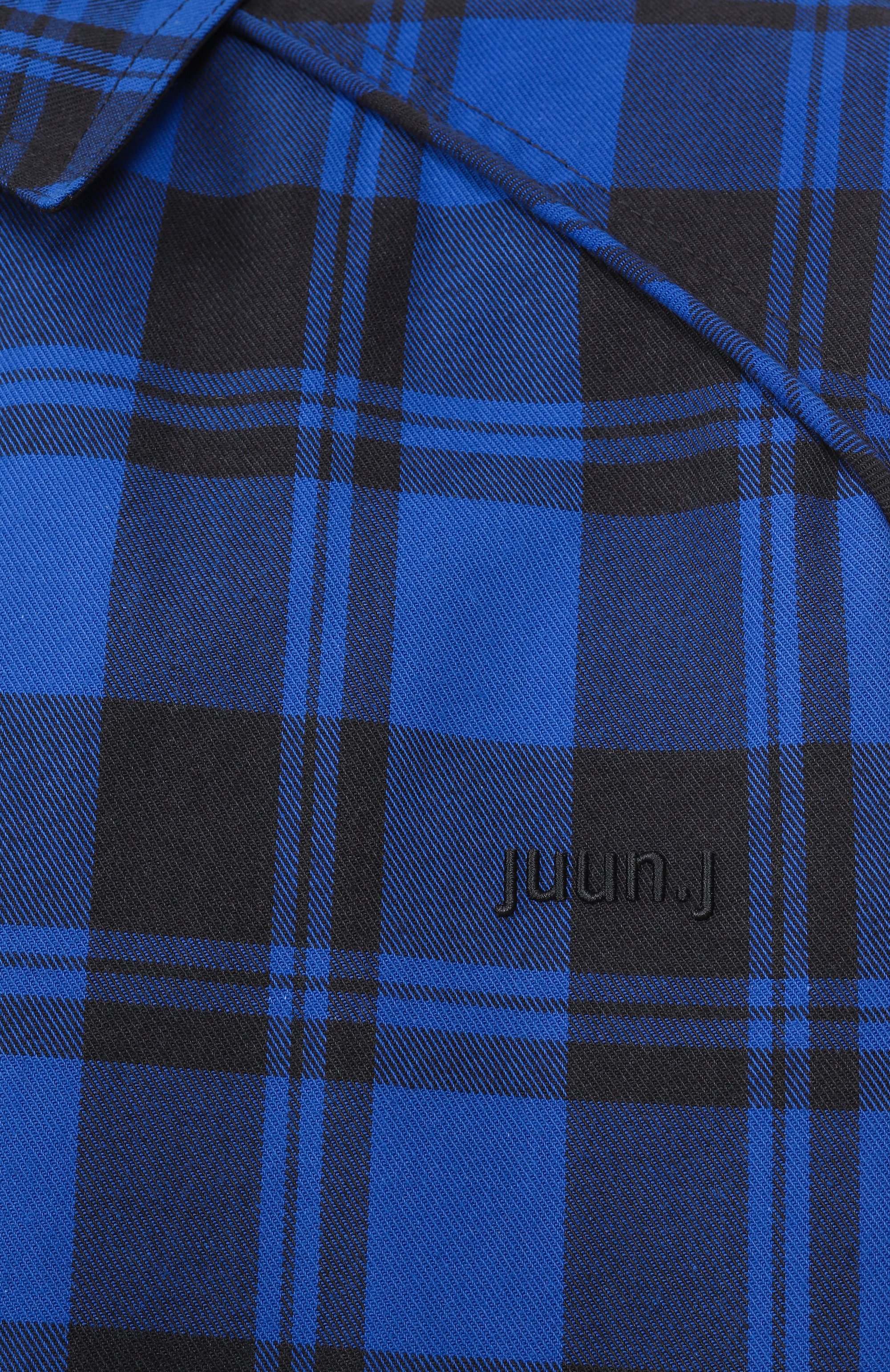 Двусторонняя куртка-рубашка JUUN.J синего цвета по цене 99500 руб., арт. JC5164P08P, фото 7 Двусторонняя куртка-рубашка JUUN.J, арт. JC5164P08P, фото 7