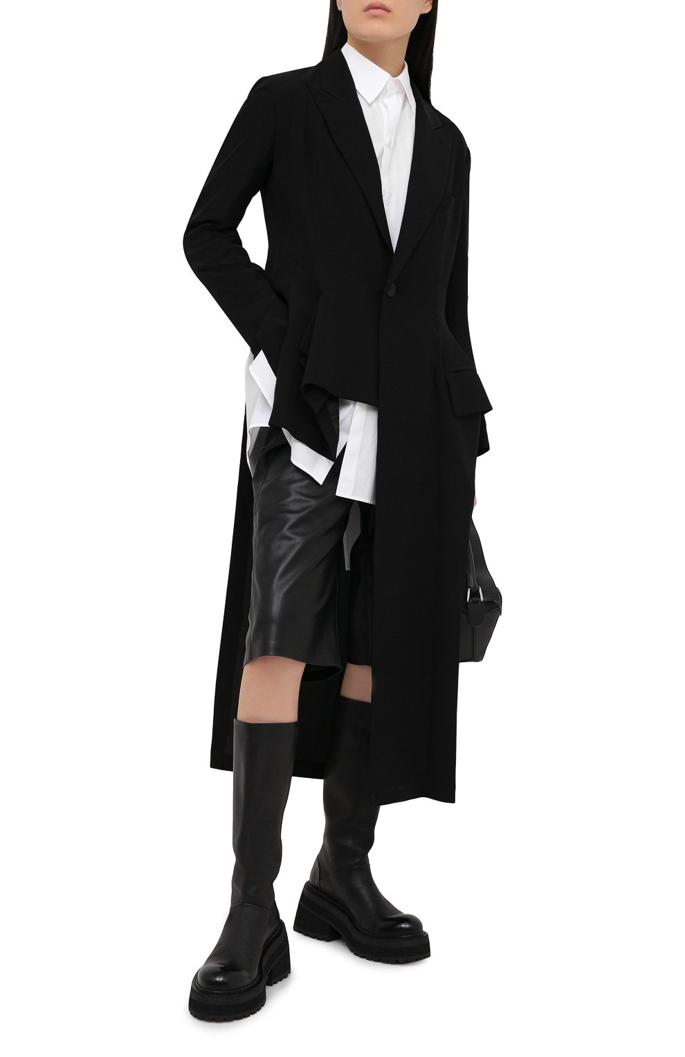 Шелковое пальто YOHJI YAMAMOTO, арт. FR-C13-400, фото 2
