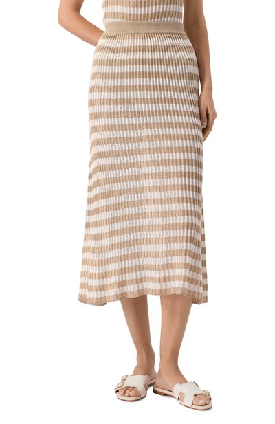 Шелковая юбка KITON, арт. D5778602, фото 3