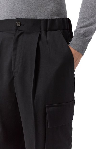 Брюки-карго из шерсти и вискозы HEVO, арт. T0RREQUETTA 30 160/I743, фото 5