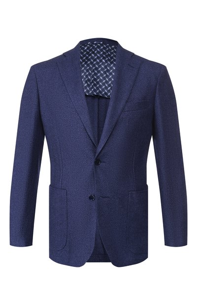 Мужской пиджак из смеси кашемира и шелка ZILLI, арт. MNS-ECK1-2-B6628/0002