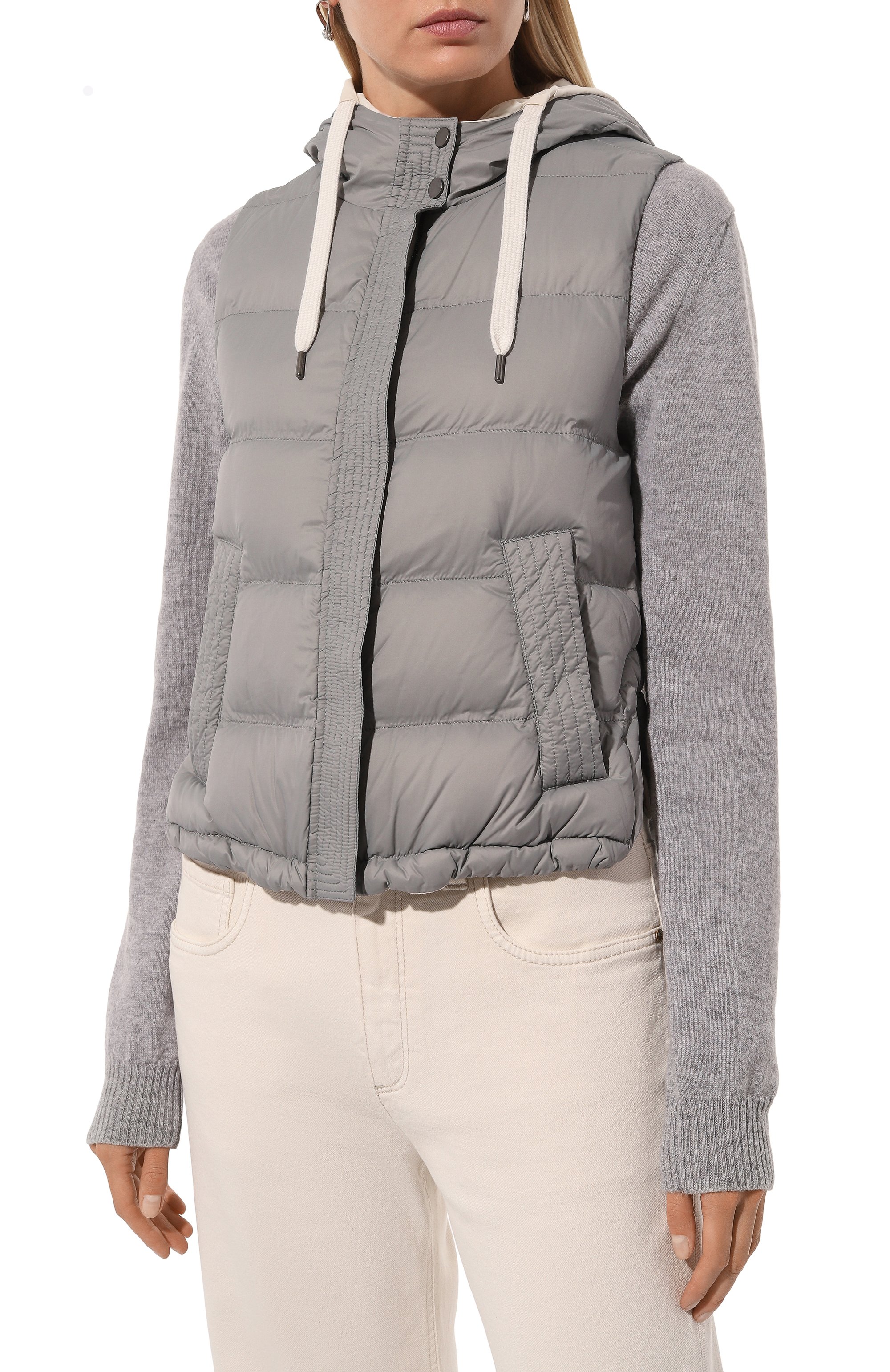 Пуховый жилет BRUNELLO CUCINELLI, арт. MR4052645, фото 3