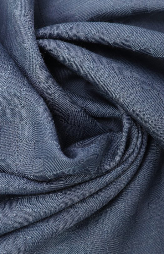 Шарф из шерсти и кашемира Brioni 03HA00/PDA65 Синий  03HA00/PDA65 Фото 3