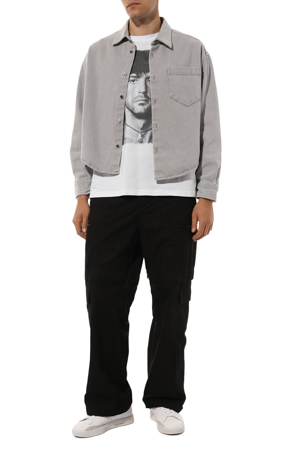 Хлопковая футболка BISIBIGLIO, арт. RAMB0 FACE, фото 2