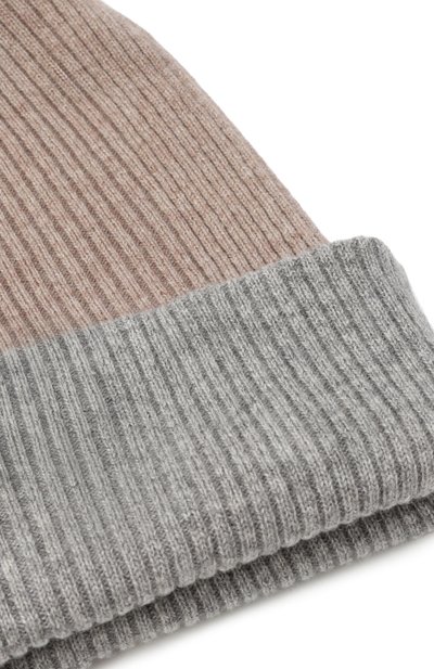 Кашемировая шапка BRUNELLO CUCINELLI бежевого цвета по цене 49950 руб., арт. M2293600W, фото 3 Кашемировая шапка BRUNELLO CUCINELLI, арт. M2293600W, фото 3