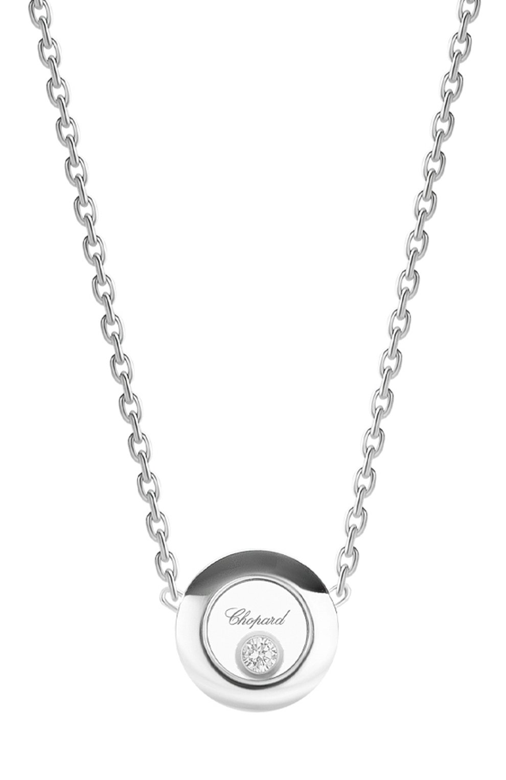 Колье CHOPARD бесцветного цвета по цене 370500 руб., арт. 81A017-1001, фото 1 Колье CHOPARD, арт. 81A017-1001, фото 1
