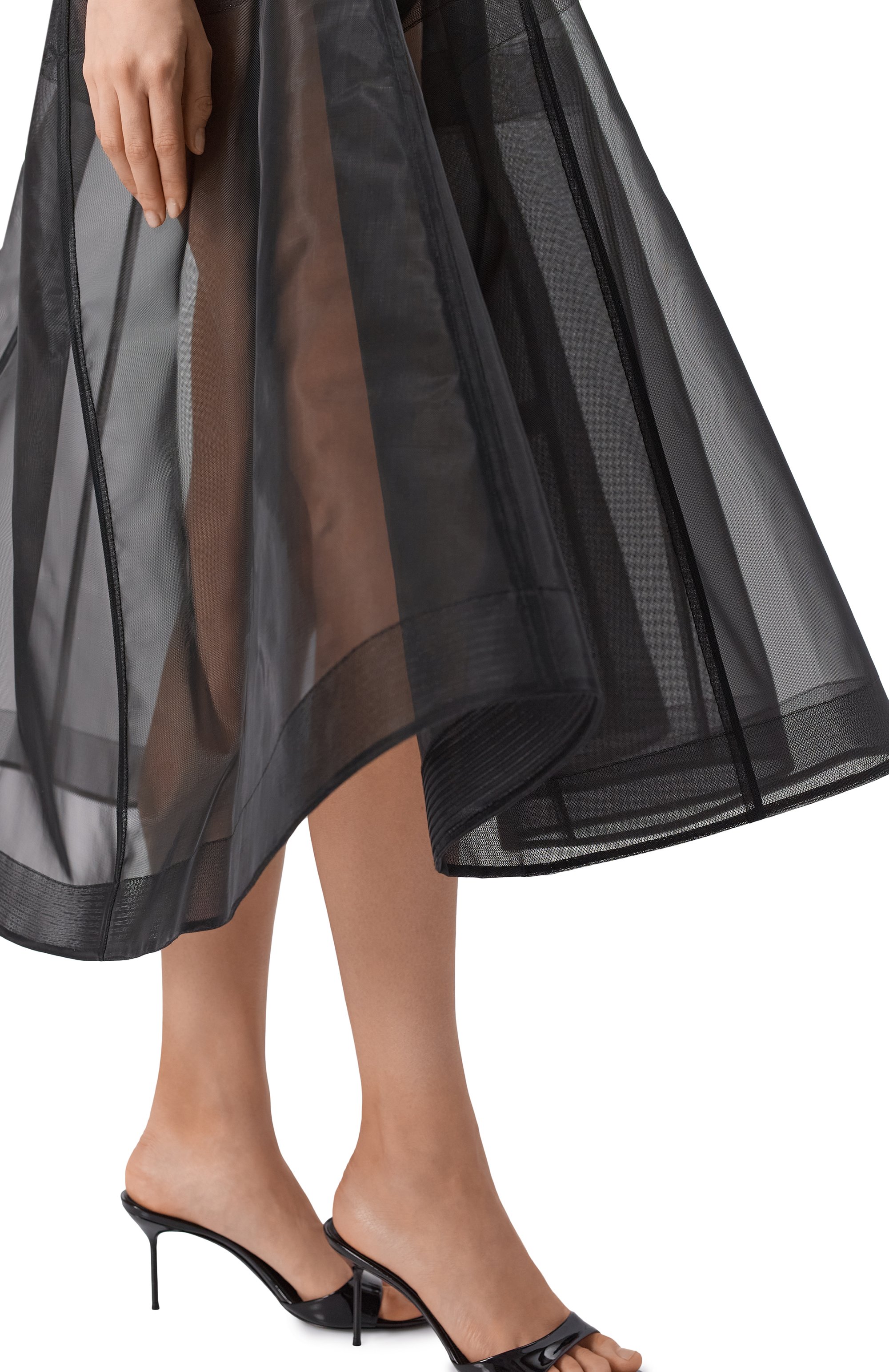 Юбка VIKA GAZINSKAYA черного цвета по цене 85580 руб., арт. SS26-18235, фото 5 Юбка VIKA GAZINSKAYA, арт. SS26-18235, фото 5