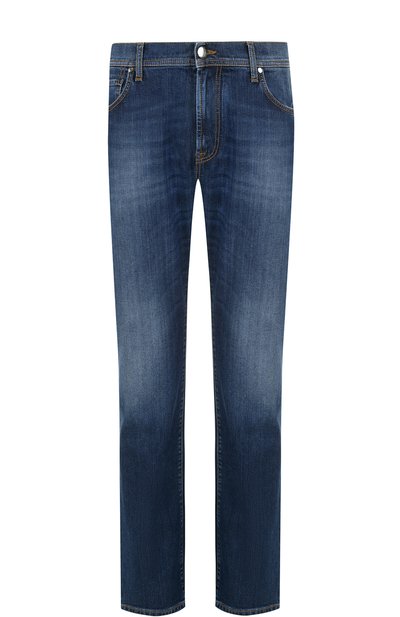 Джинсы прямого кроя с потертостями CORNELIANI, арт. 80/4JF4-7820153, фото 1