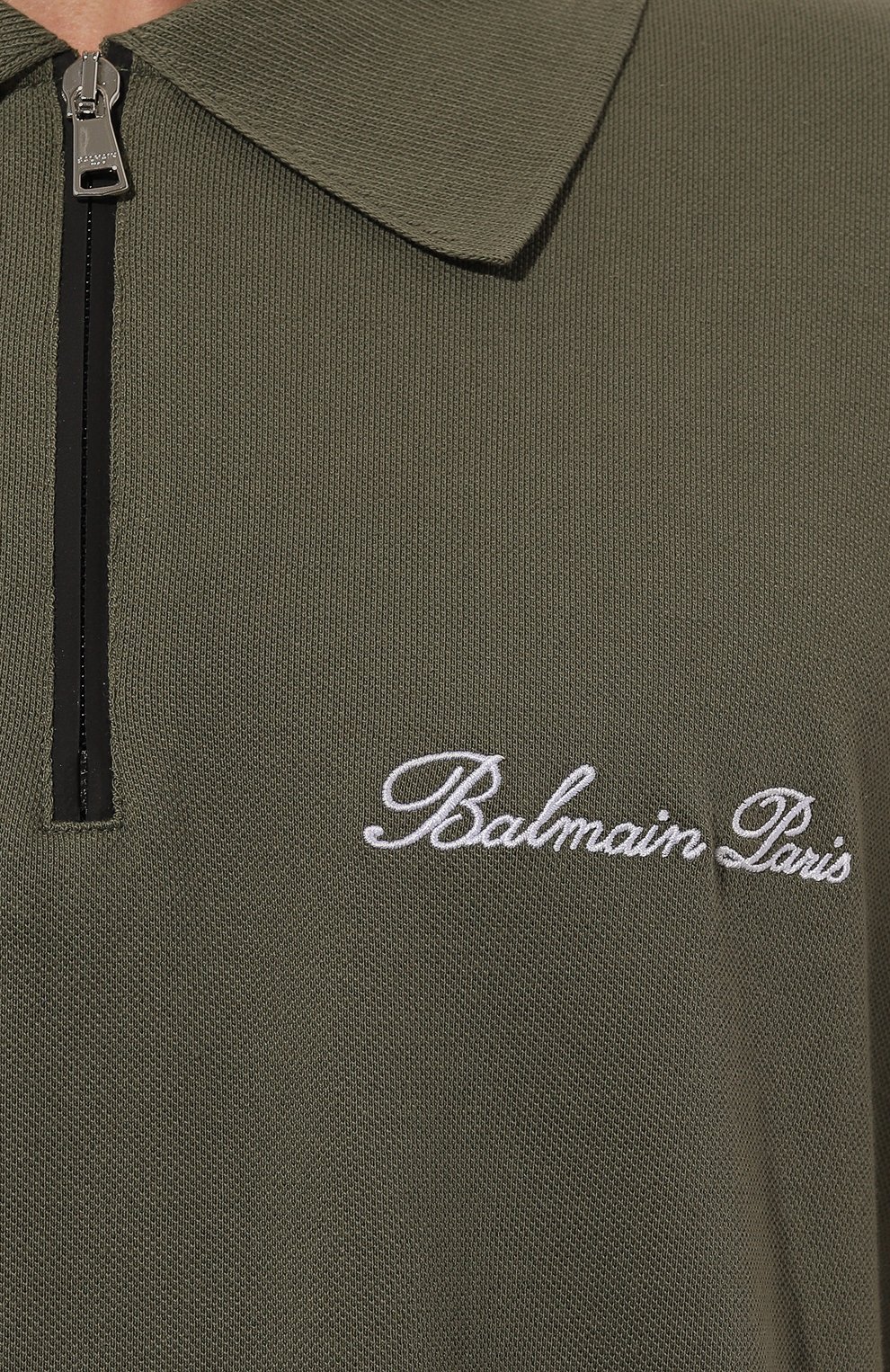 Хлопковое поло BALMAIN, арт. DH1GC028/BC78, фото 5
